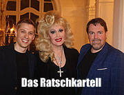 Das Ratschkartell - der Talk im Silbersaal des Deutschen Theater am 14.01.2025 mit André Hartmann, Dominik Krause und Gloria Gray (©Foto:Martin Schmitz)